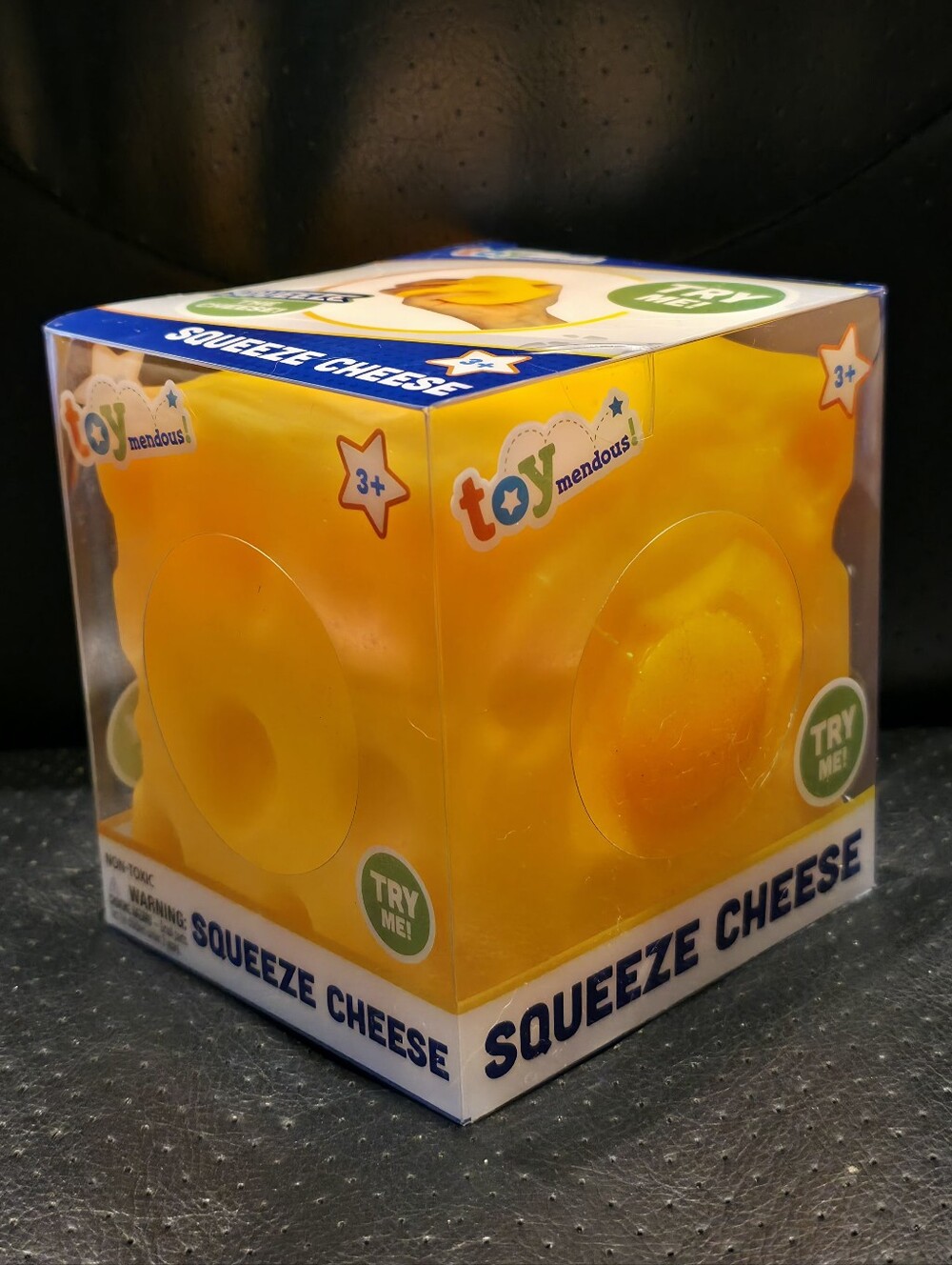 Toymendous Squeeze Cheese Squishy Squeezy Sensory Fidget